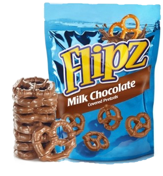 Flipz Milk Chocolate Pretzels, 80g (Box of 6) x2)