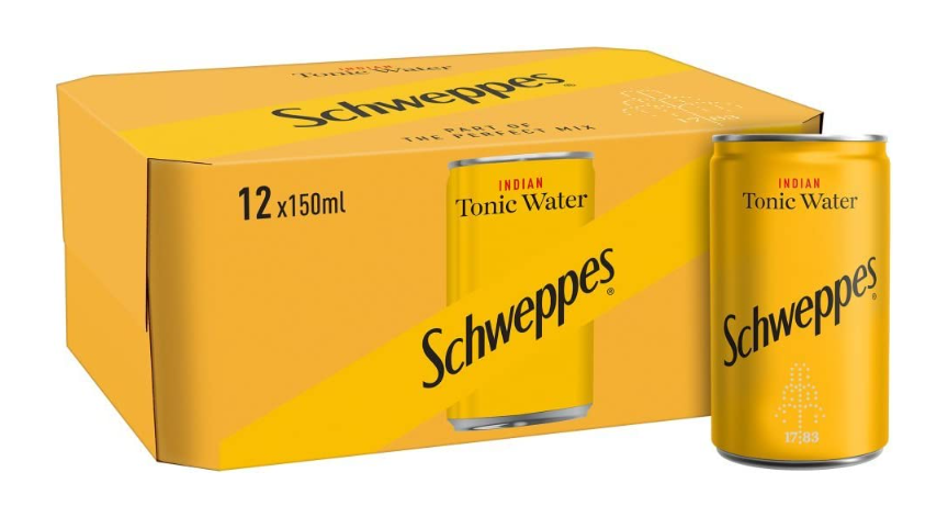 Schweppes Tonic Water Mini Cans 150ml