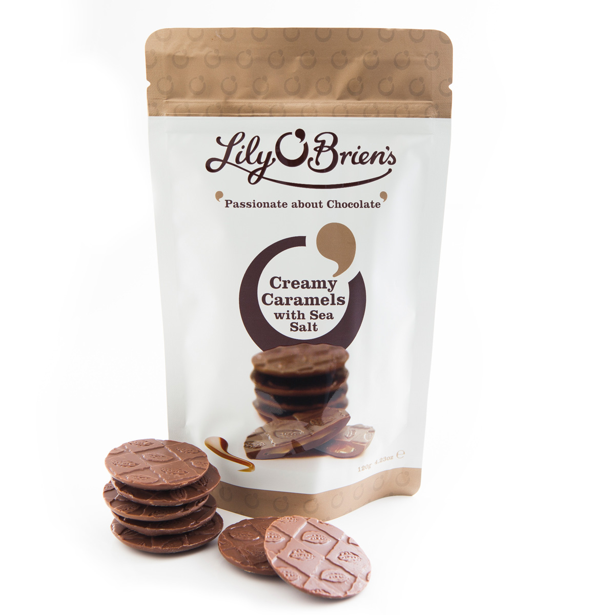 Lily O'Brien's Creamy Caramels with Sea Salt 120g