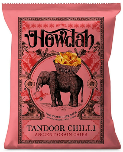 Howdah Crisps Tandoor Chilli 35g