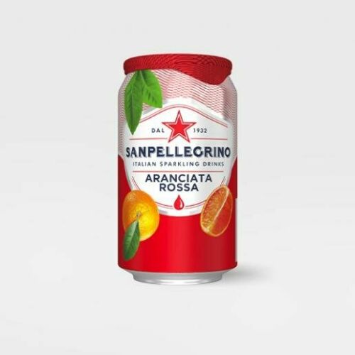 San Pellegrino Sparkling Aranciata Rossa Blood Orange 330ml 